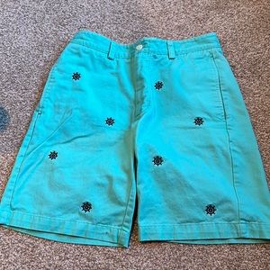 Vineyard Vines Club Shorts Teal Sz. 28 No. 1H1002